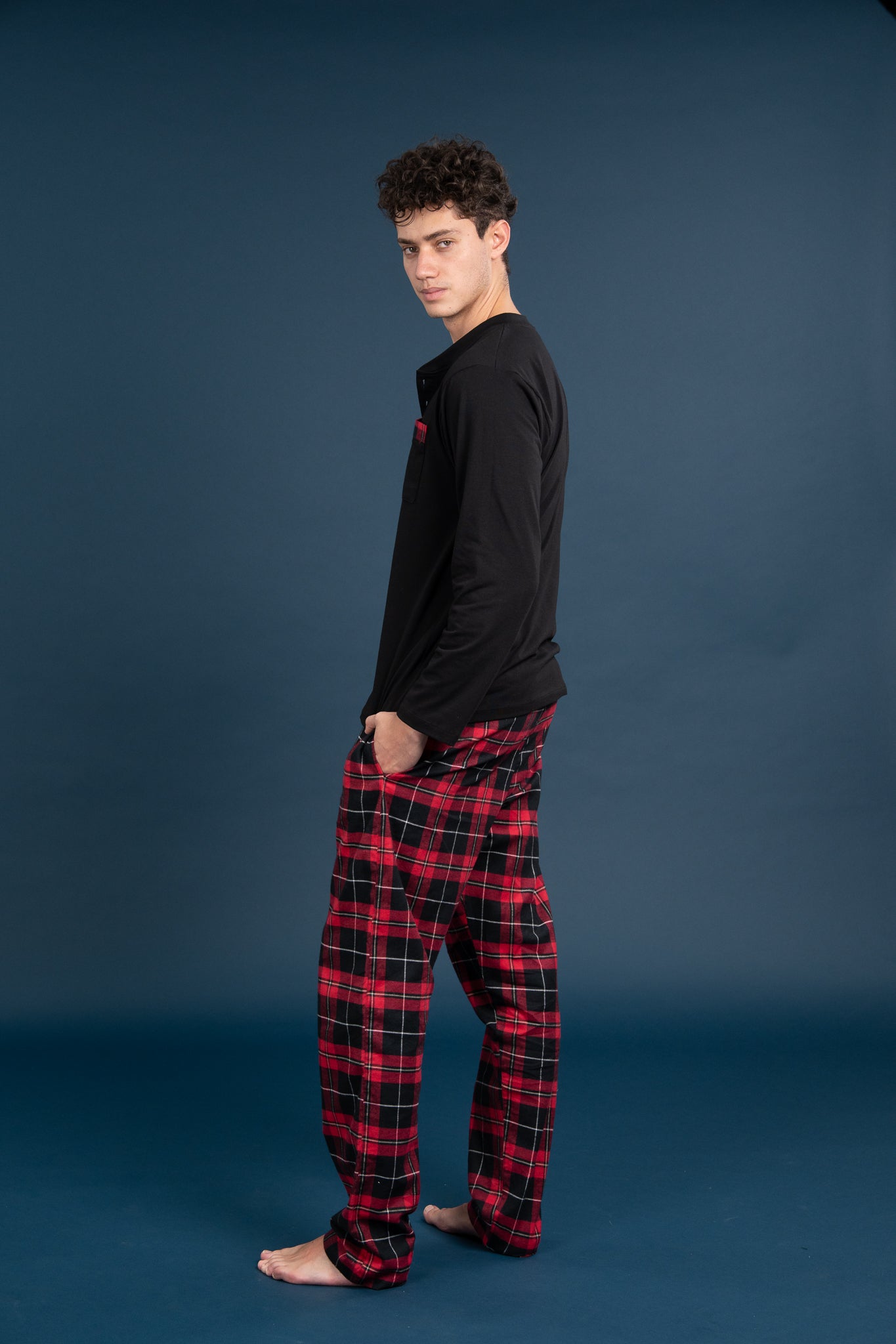 Pijama Clasica York Manga larga y pantalon