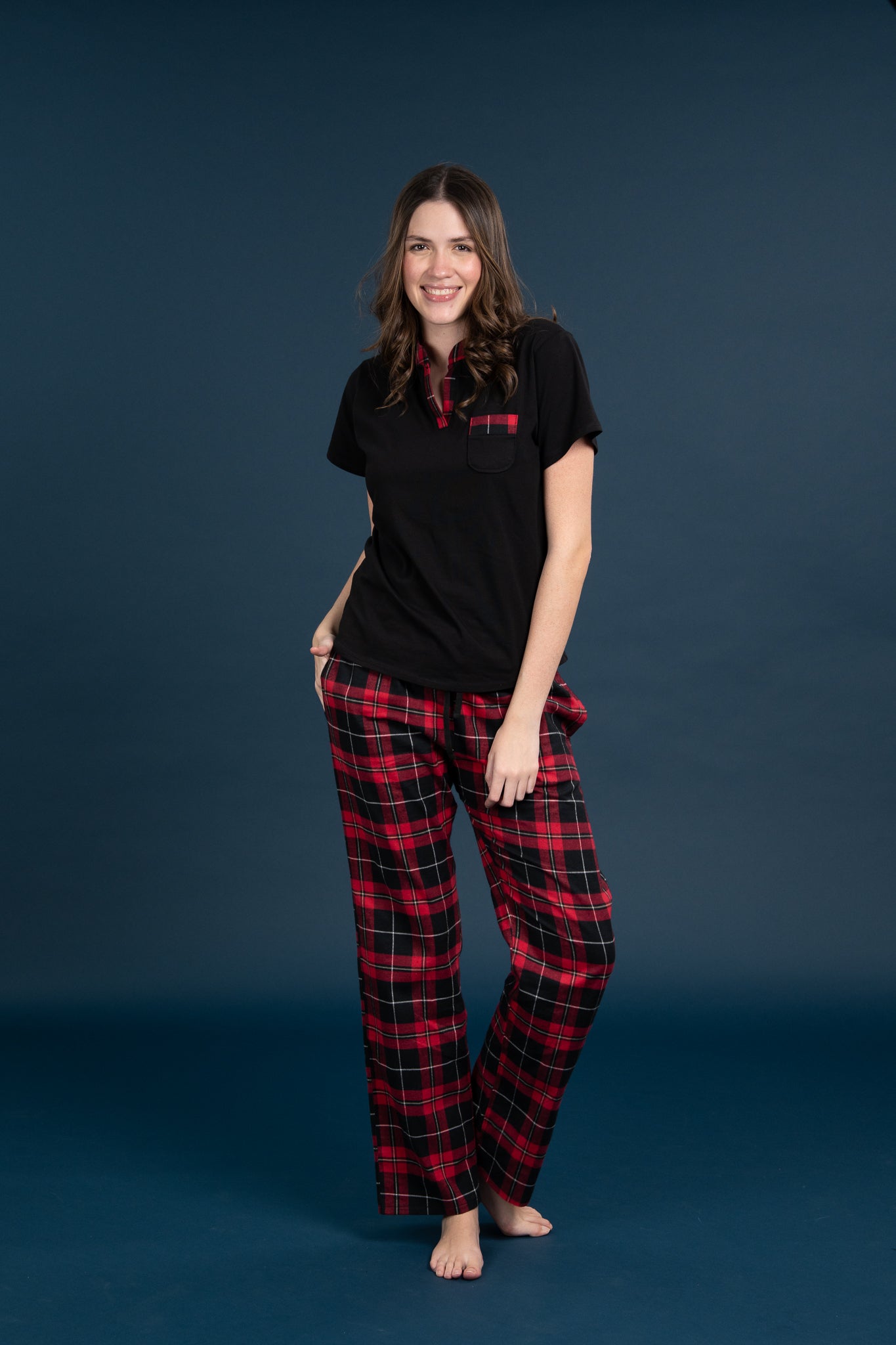 Pijama Clasica York Manga larga y pantalon