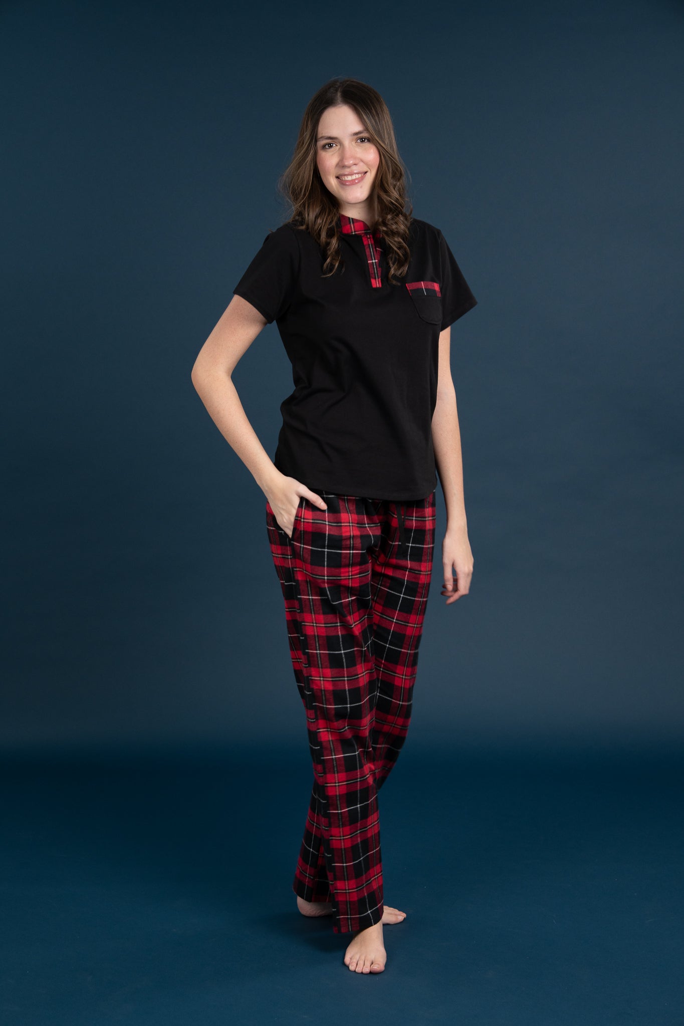 Pijama Clasica York Manga larga y pantalon