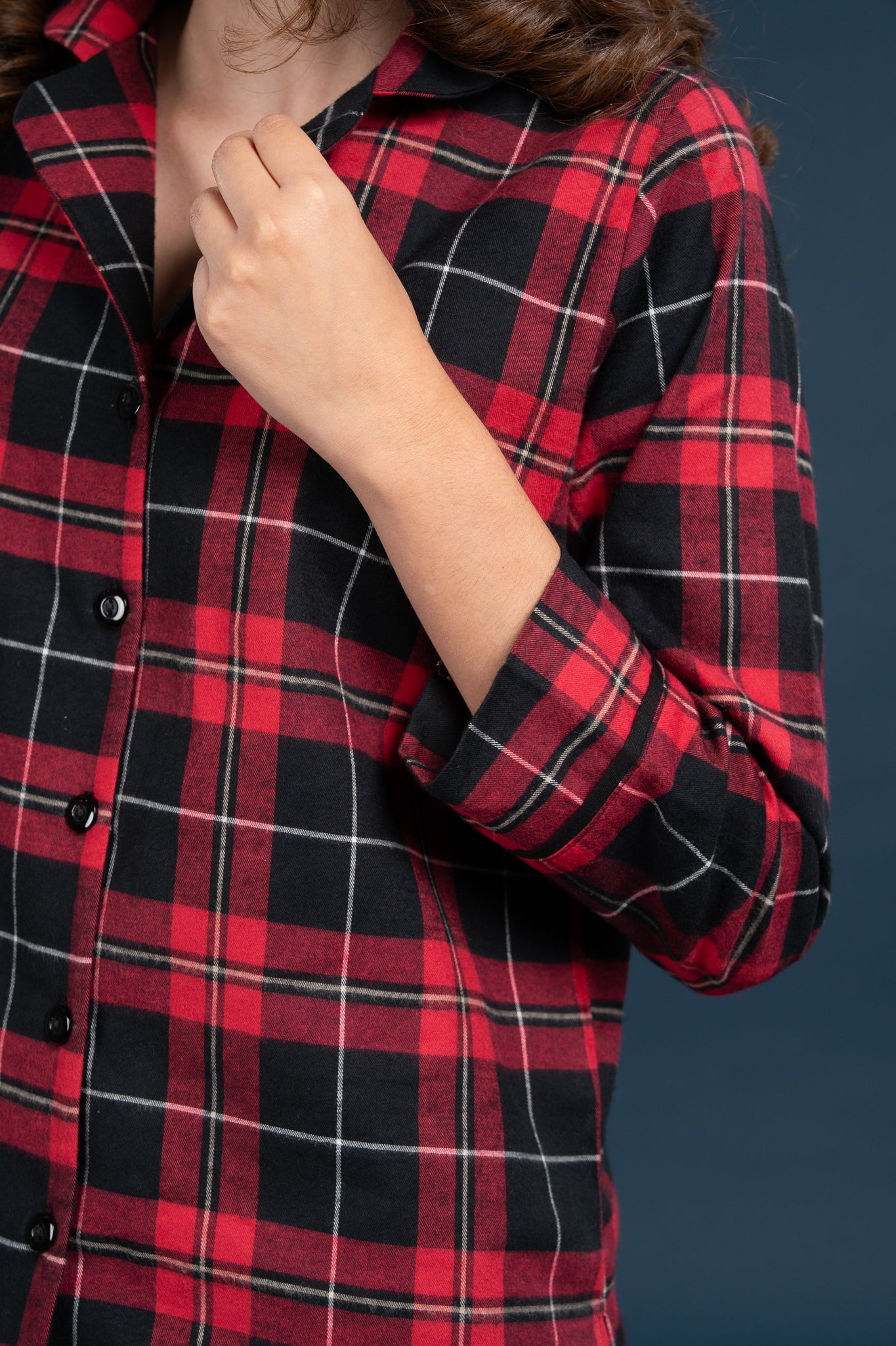 Pijama Camisera York Manga larga y pantalon