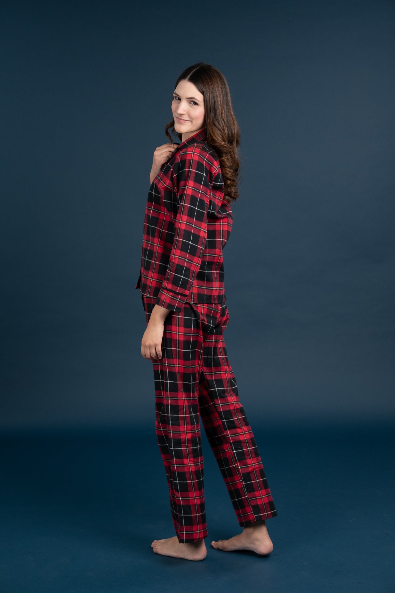 Pijama Camisera York Manga larga y pantalon