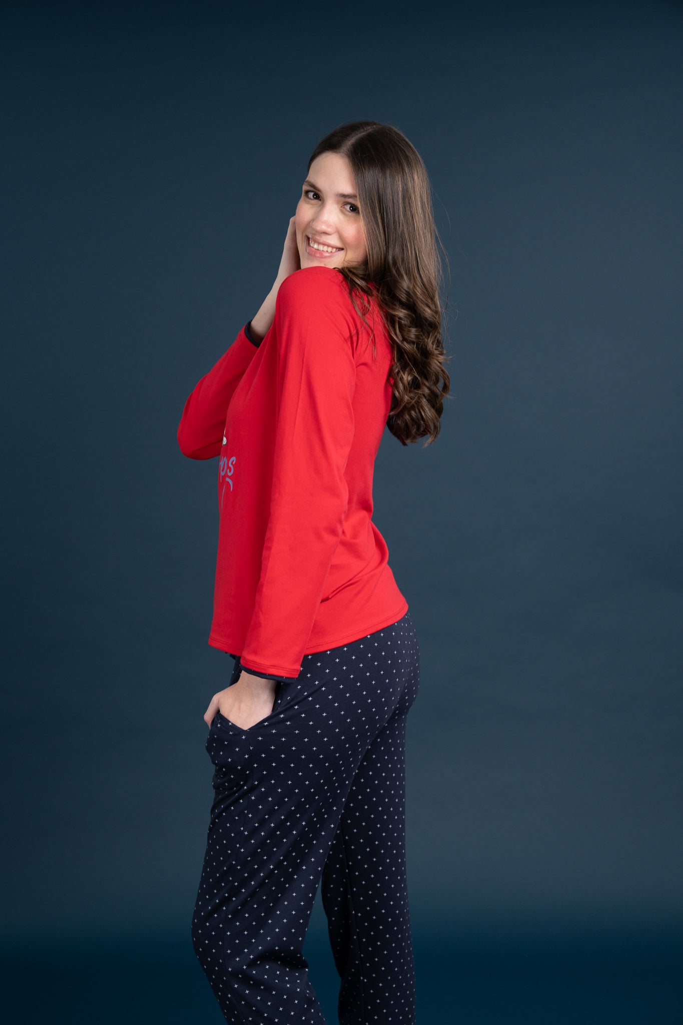 Pijama Clasica Gift Snoopy Manga larga y pantalon