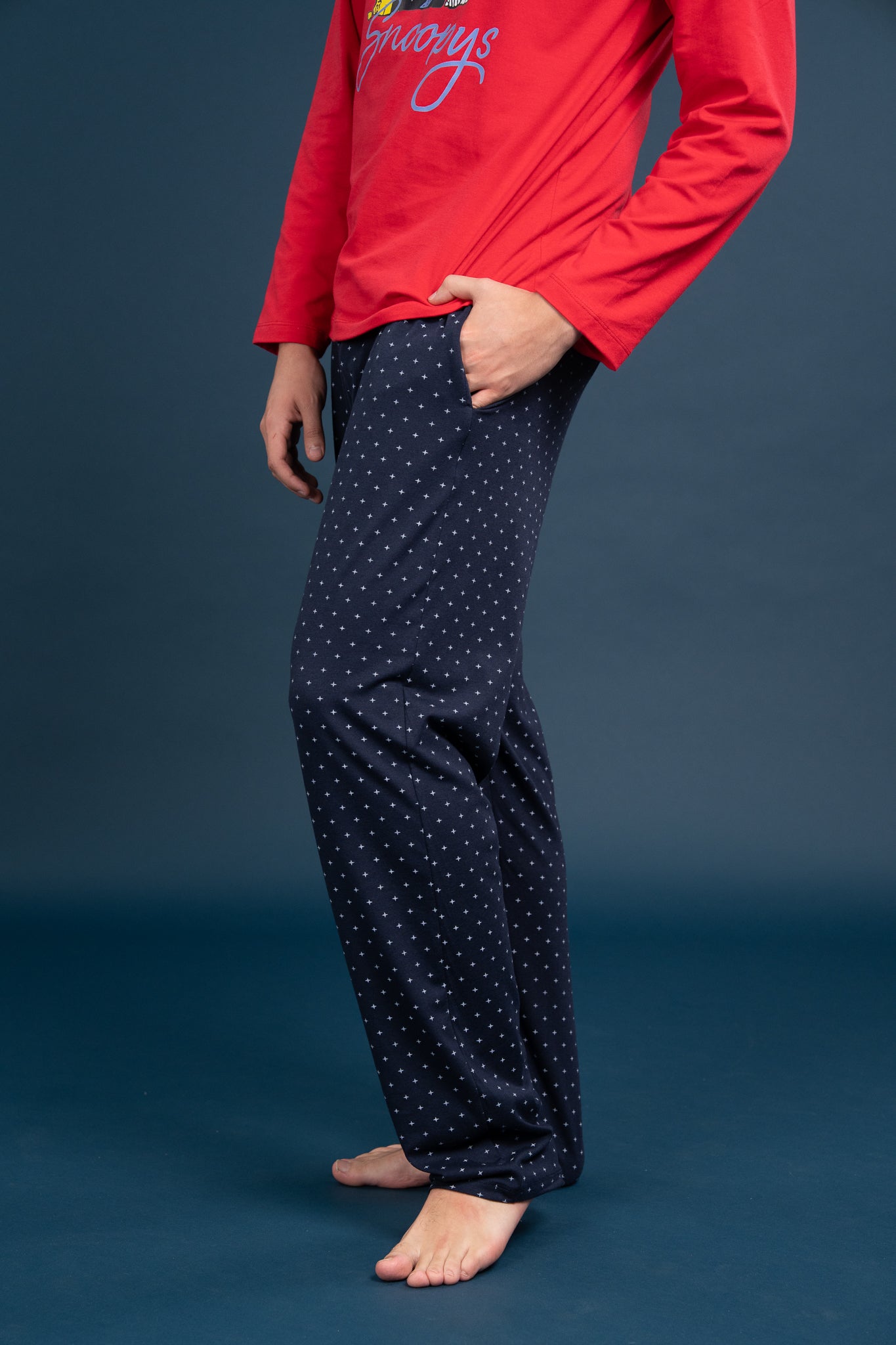 Pijama Clasica Gift Snoopy Manga larga y pantalon