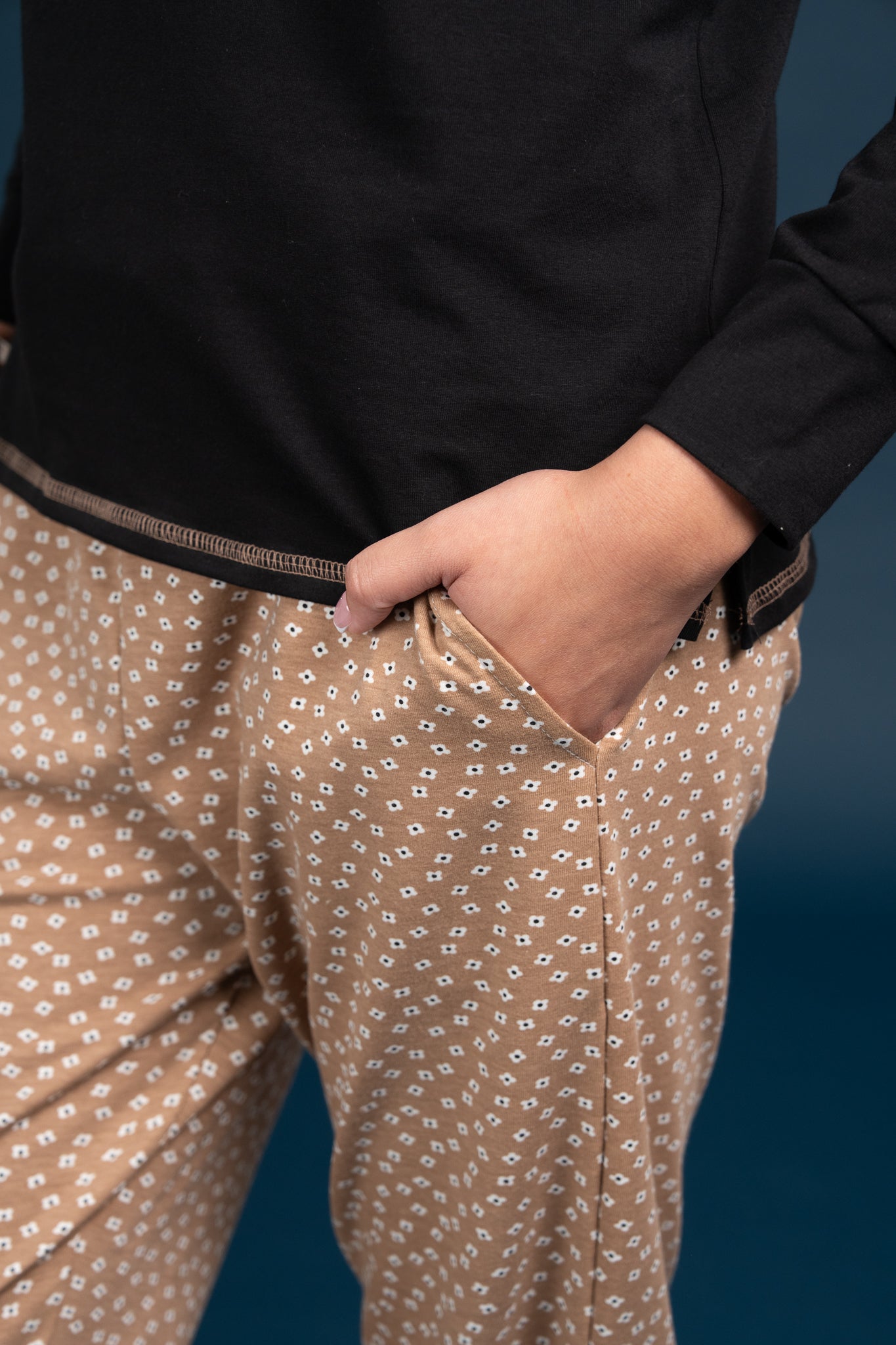 Pijama Clasica Peanuts Snoopy Manga larga y pantalon