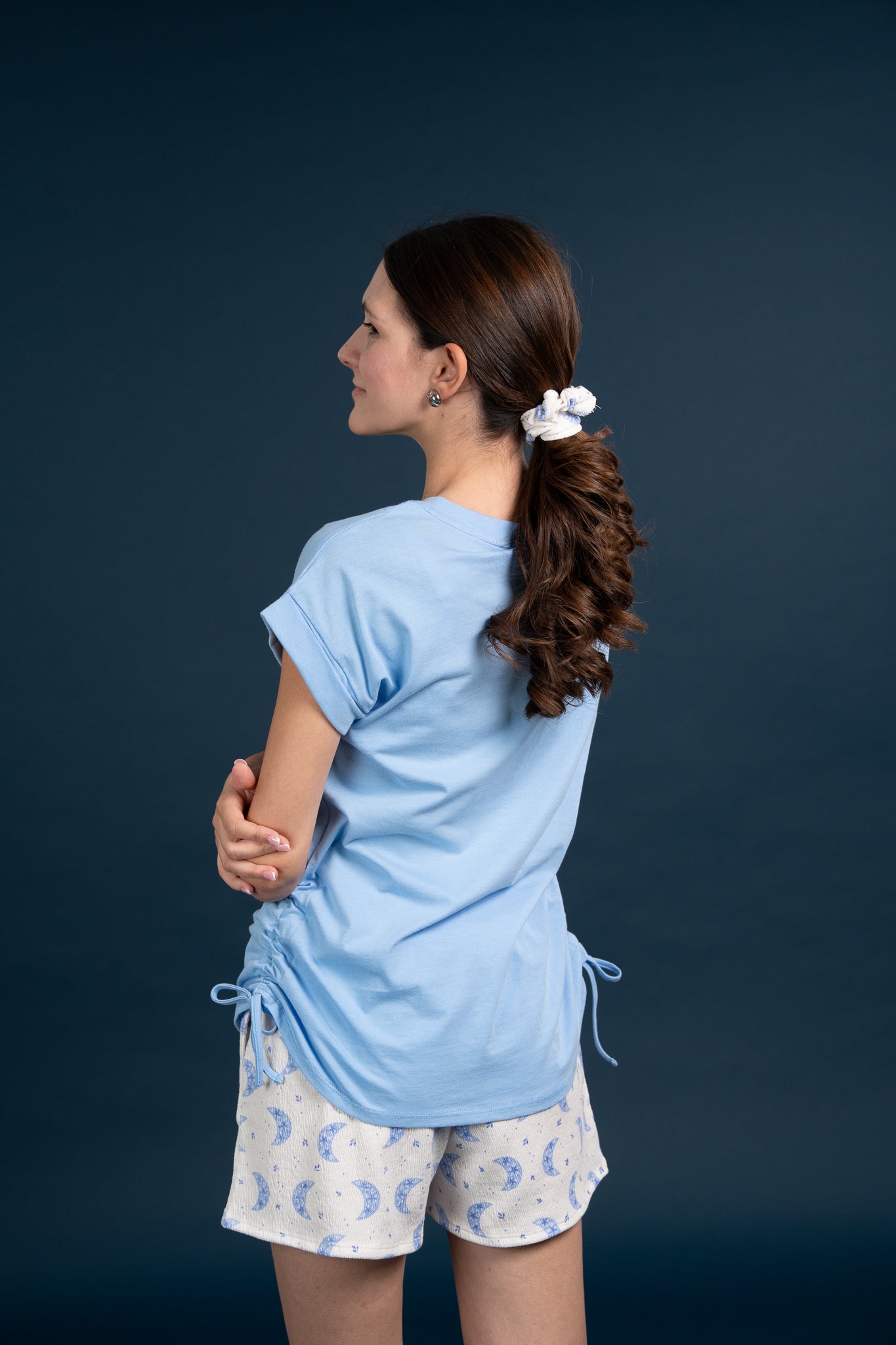 Pijama Clasica Moon Snoopy Manga corta y short