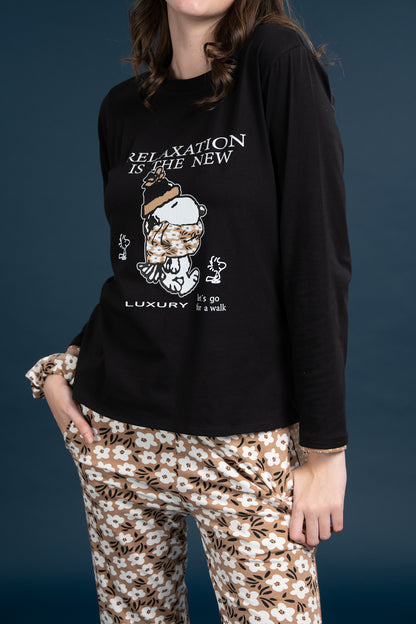 Pijama Clasica Relax Snoopy