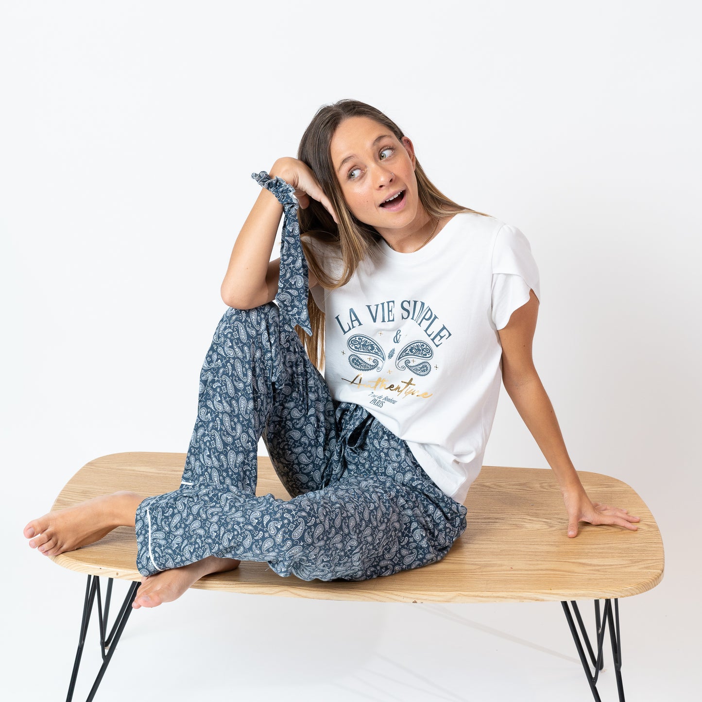Pijama Vie simple Blusa y  Pantalón