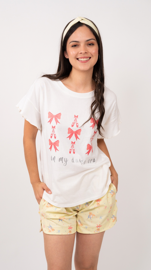 1.8- Pijama Clásica Ballet Dance short
