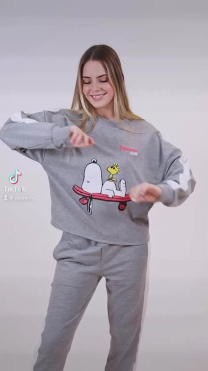 Set Loungewear Sport Snoopy - Sudadera y Pantalón Deportivo